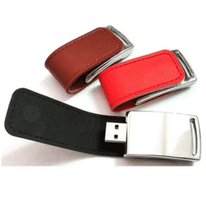 Custom Logo Leather USB Flash Drive