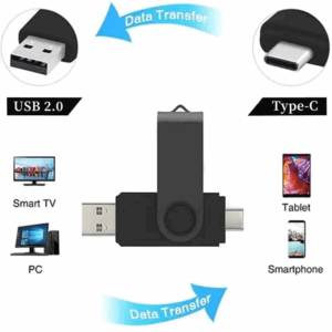Durable Metal Dual USB Flash Drive