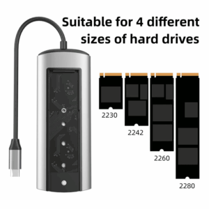 All-in-One Hub with Disk Storage USB