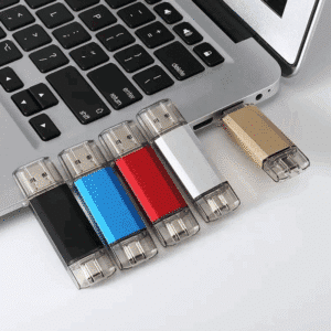 Custom 2-in-1 USB Flash Drive