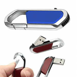 Metal Buckle Leather USB Flash Drive