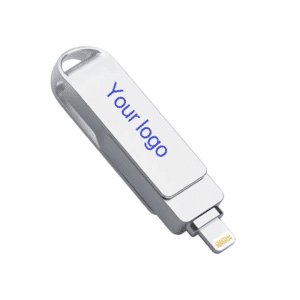 Rotating 2-in-1 Flash Drive