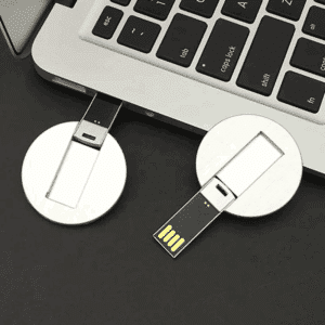 Metal Promotional Round USB Mini Round