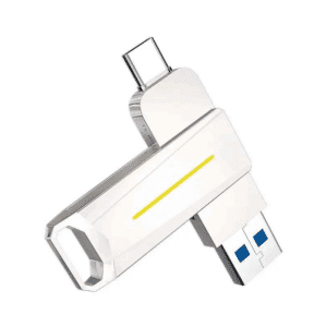 Type-C Dual USB OTG Pen Drive Swivel Metal