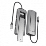 6-Port USB-C Hub with Disk Storage USB
