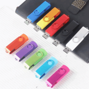 Promotional Gift Metal Rotating USB Flash Drive