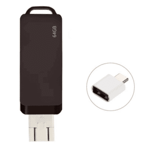 Three connectors USB Stick for mobile phone