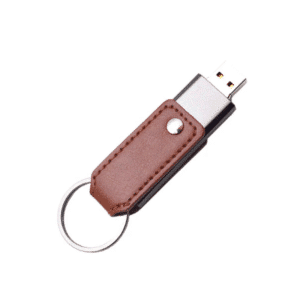 Branded Leather Drive with Customized Logo
