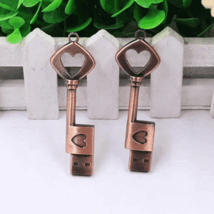 Metal Heart USB Stick Flash Drive
