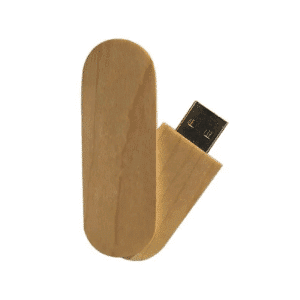 Swivel USB Flash Drive Wooden USB
