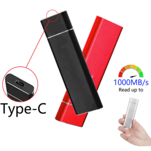 Portable External SSD M.2 NVMe